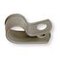 Boîte de 100 colliers plastique gris CV 22, diamètre trou de fixation 5